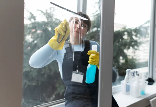 Nettoyage de vitres intérieures et extérieures à Crespian